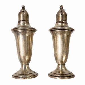 Empire Sterling Weighted Silver Salt and Pepper Shakers